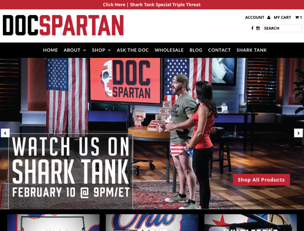 Doc Spartan Premiering on Shark Tank LBMDesign